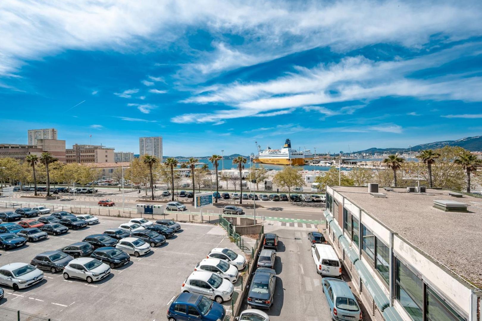 Air-Conditioned Apartment - Sea View Port Toulon Exterior photo